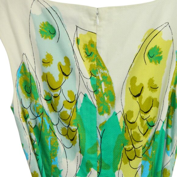 Anthropology Holiday Party "We Love Vera" Sheath A-Lined Skirt Geometric Size 2 - Picture 10 of 14